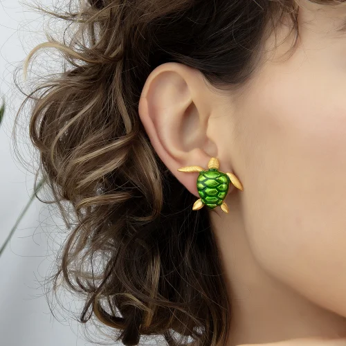 Milou Jewelry - Sea Turtle Earrings