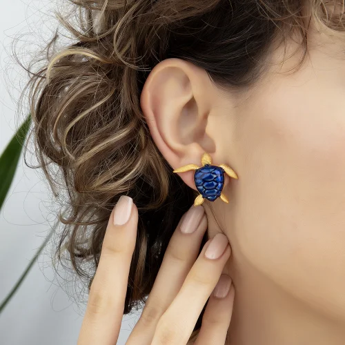 Milou Jewelry - Sea Turtle Earrings