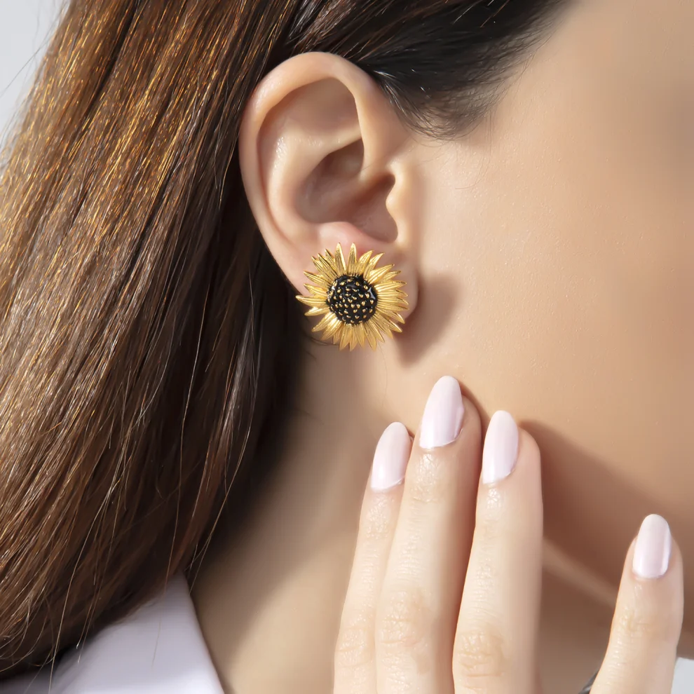 Milou Jewelry - Sunflower Earrings - Il
