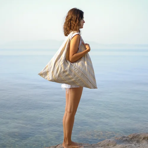Finegrid - Azure Beach Bag