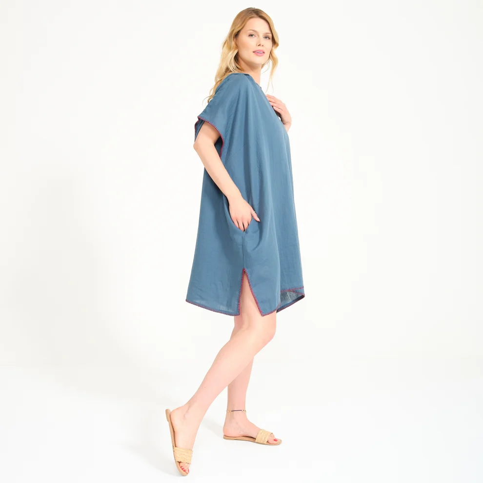 Miespiga - Unisex Muslin Hooded Adult Surf Poncho