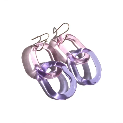 Siffle - Chain Earring Lilac