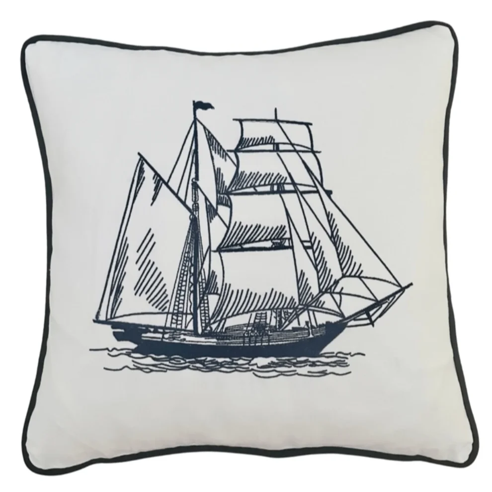 Adade Design Pillow - Embroidery Pillow - Gemi