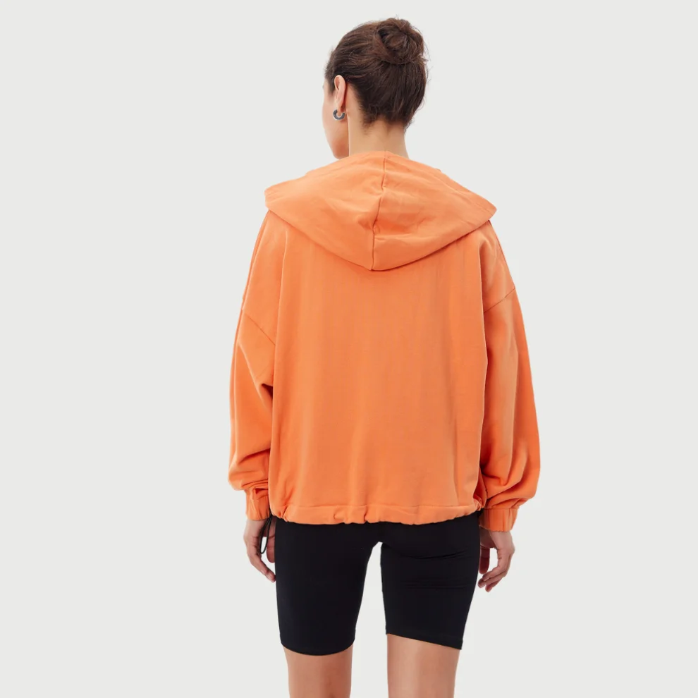 Auric - Zipper High Collar Sweatshirt