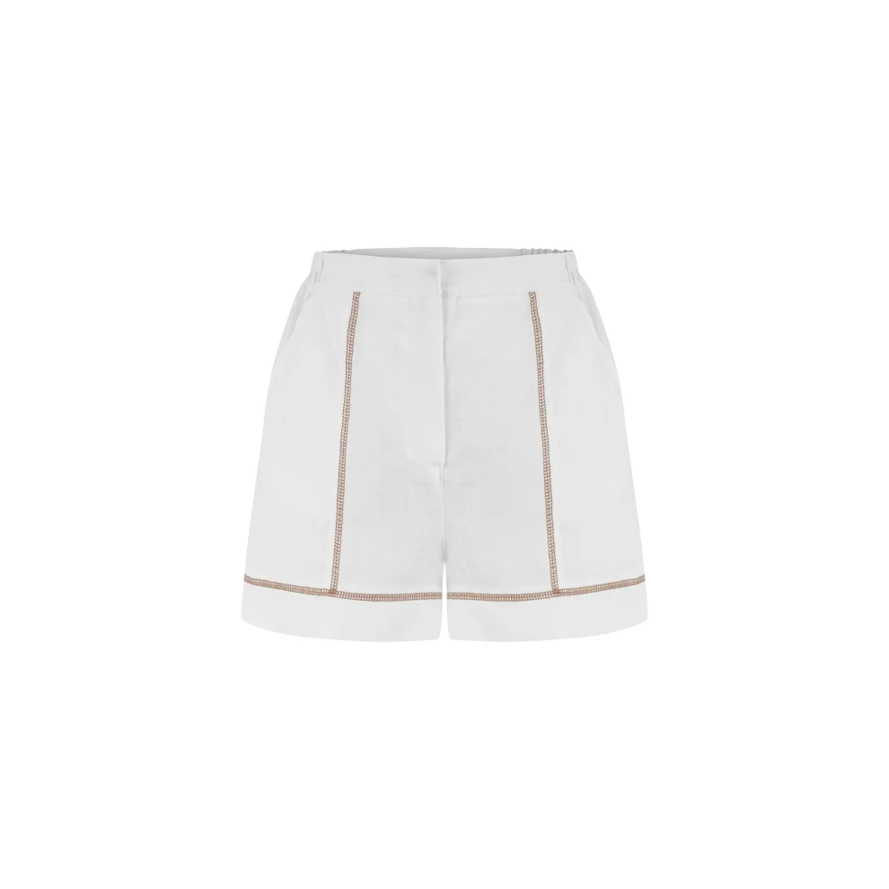 H and m linen shorts cheap