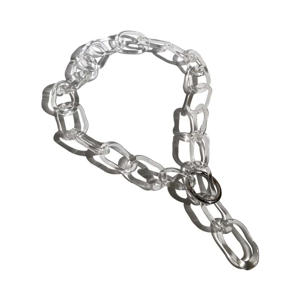 Siffle - Clear Chain Necklace