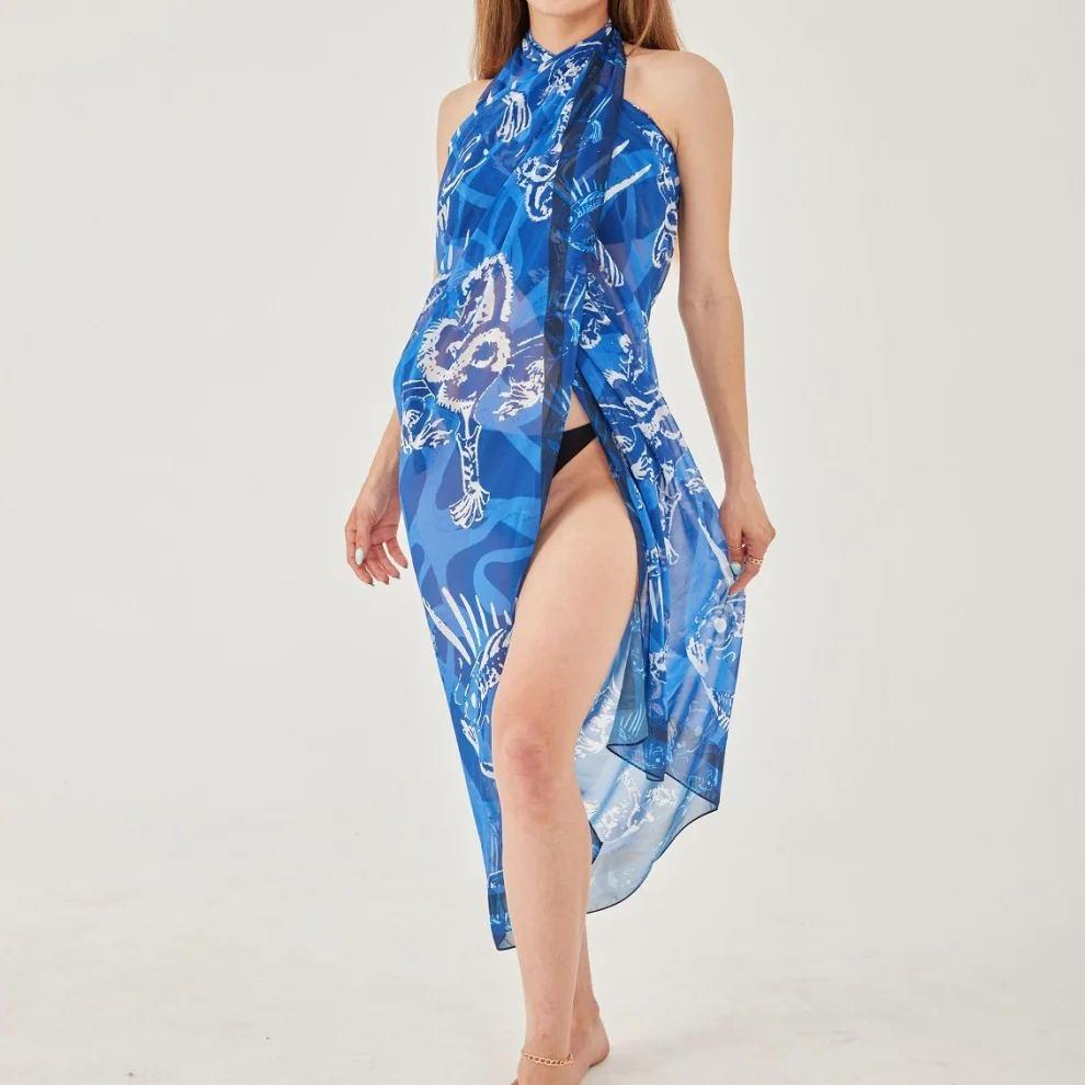 Pegon Design - Blue Uterus Pareo