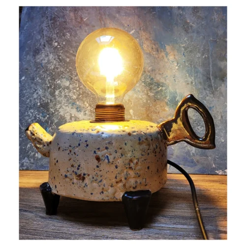 Sesiber - Vintage Teapot Formed, Speckled Lighting