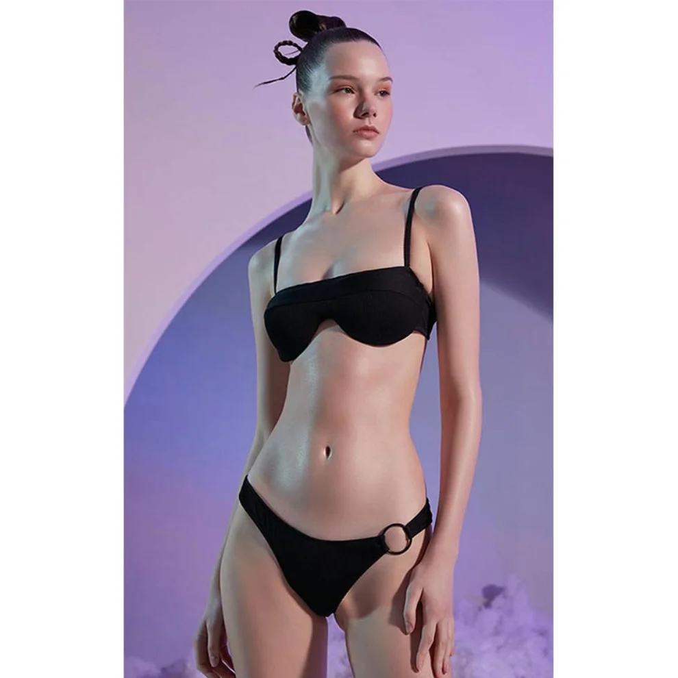 Shikoo Swimwear - Ring Detailed Strapless Bikini