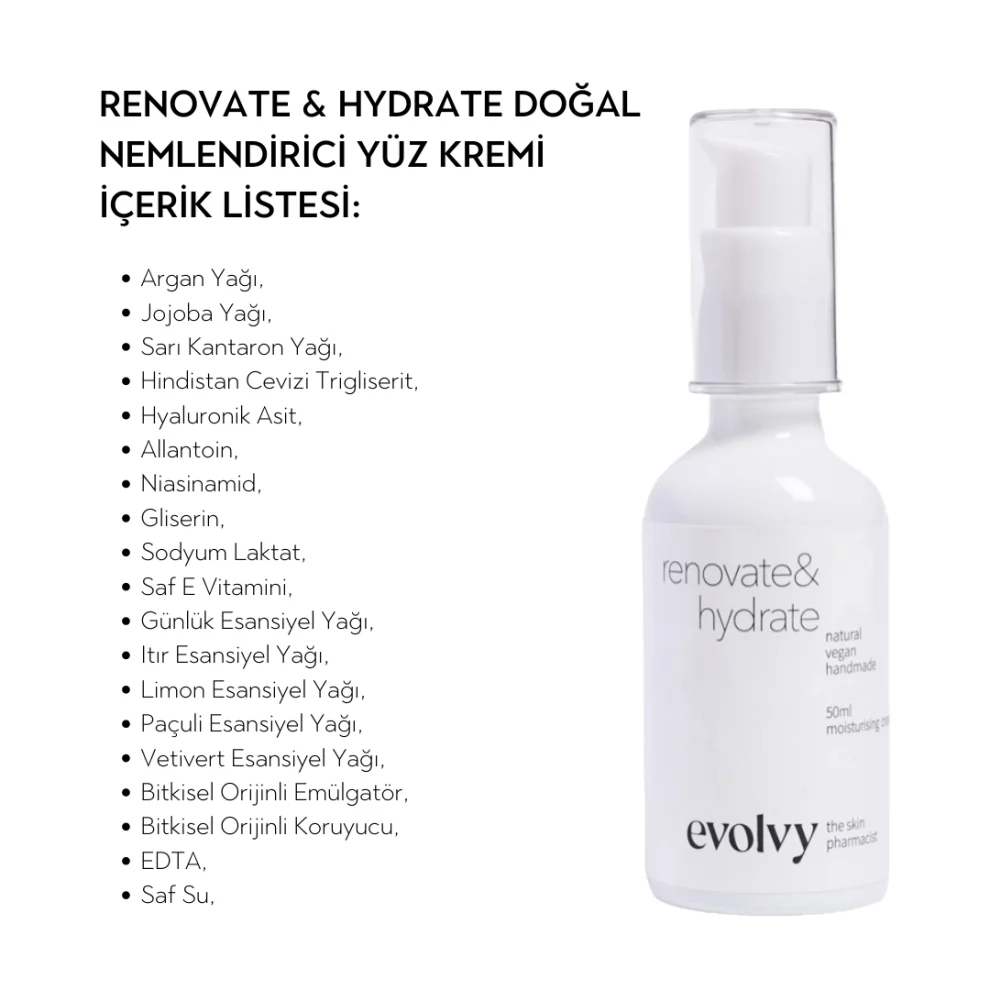 Evolvy - Renovate & Hydrate Moisturising Cream