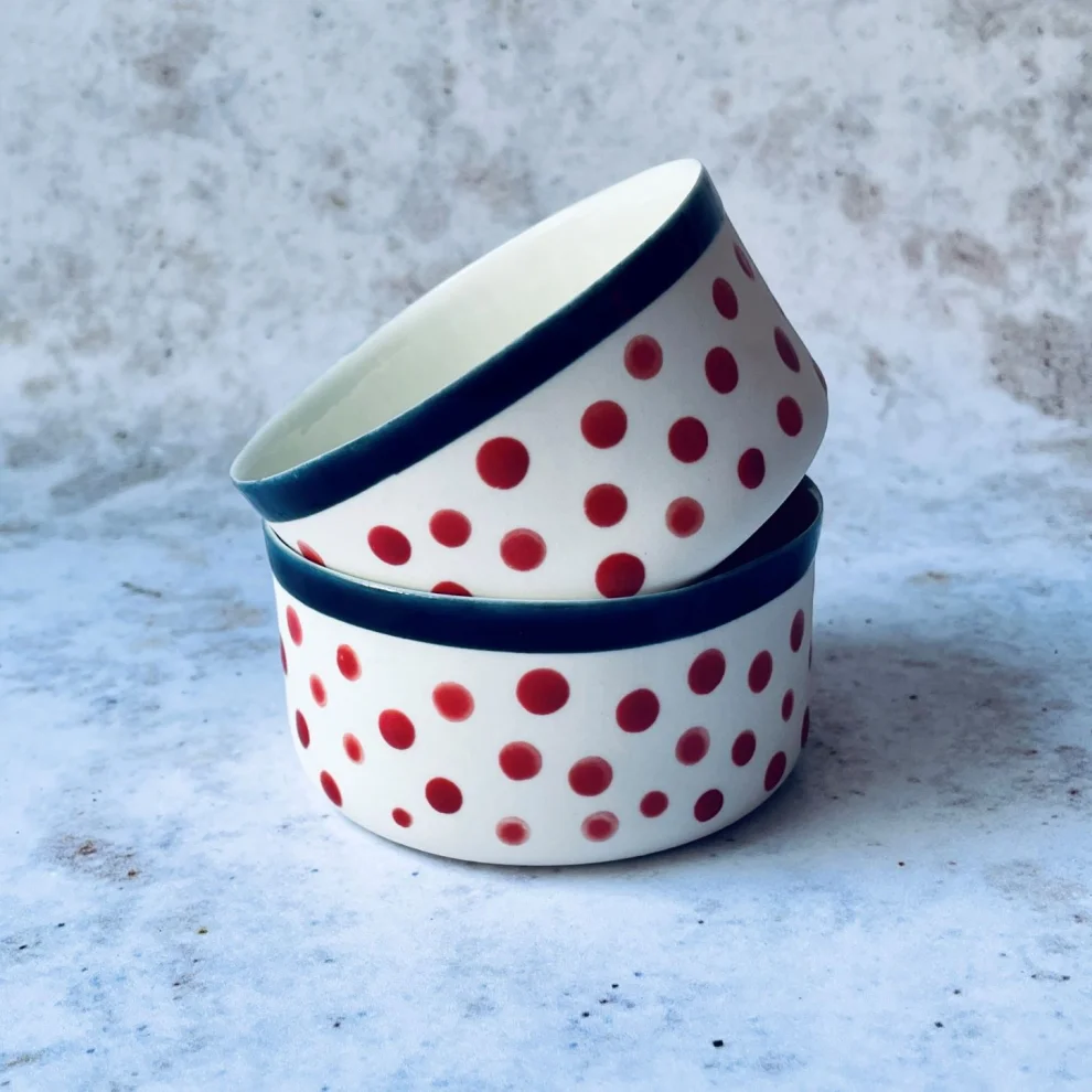Kaase Atelier - Dots & Stripes Mini U Bowl - I