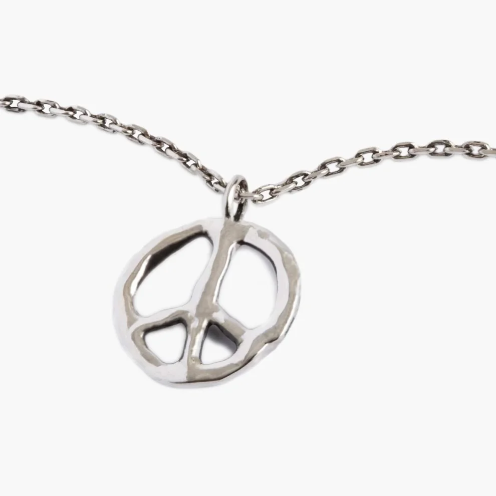 Raftaf - Peace Sterling Silver Necklace