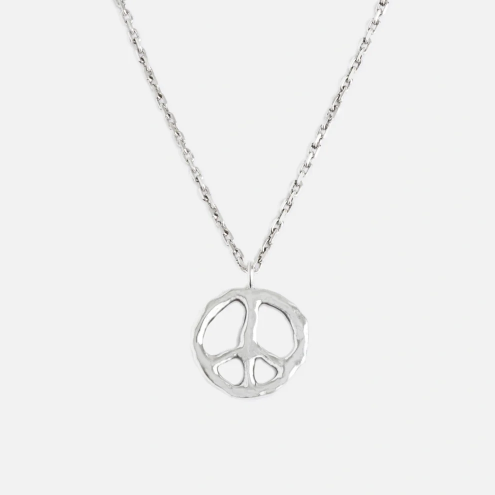 Raftaf - Peace Sterling Silver Necklace