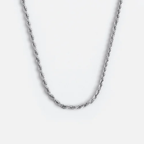 Raftaf - Rope Sterling Silver Chain Necklace