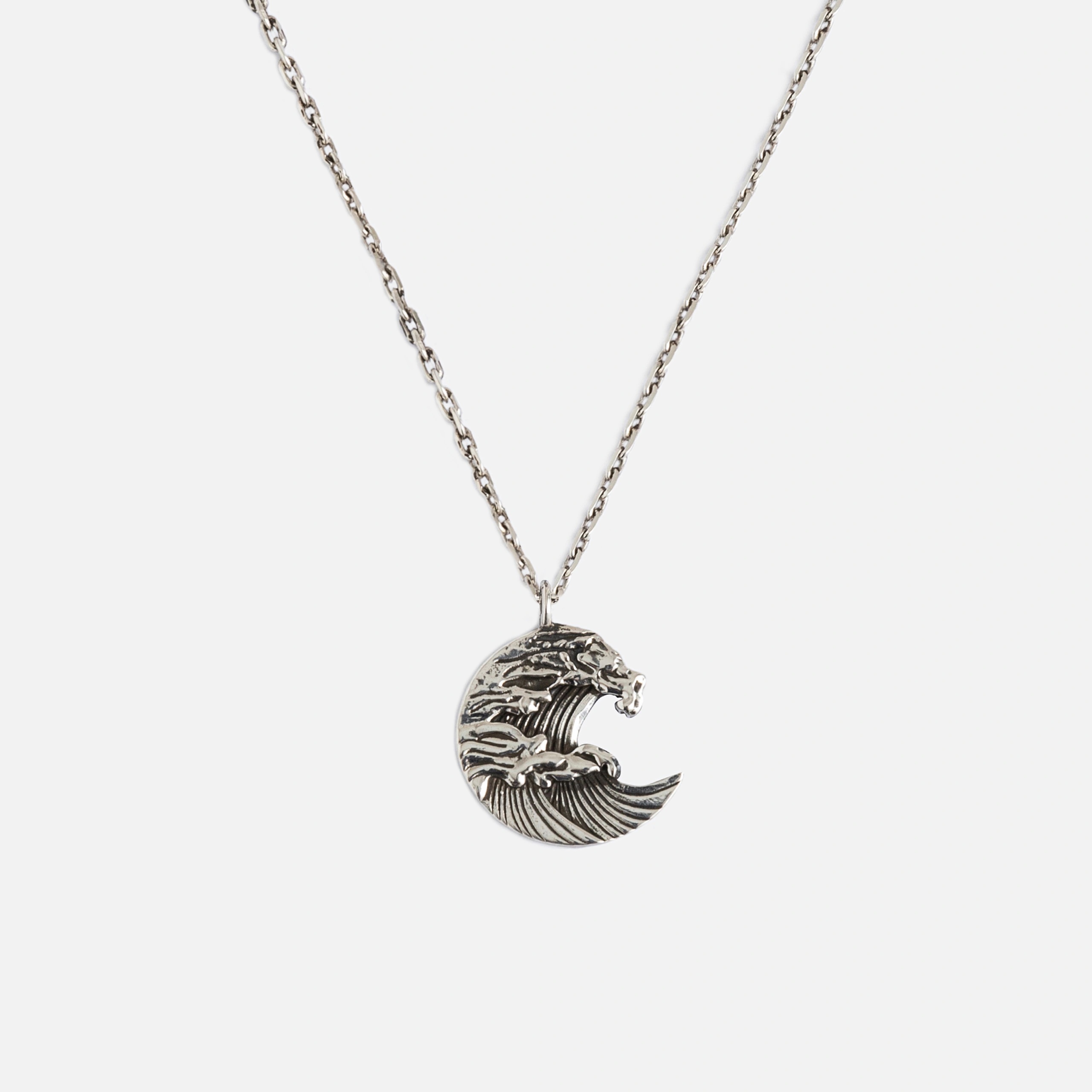 The Great Wave Cable Sterling Silver Necklace