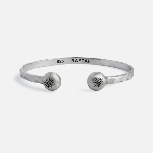 Raftaf - Twisting Sun Sterling Silver Bracelet