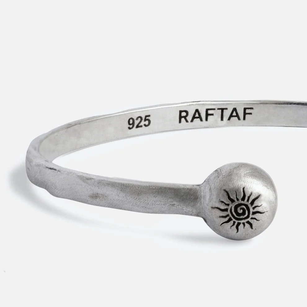 Raftaf - Twisting Sun Sterling Silver Bracelet