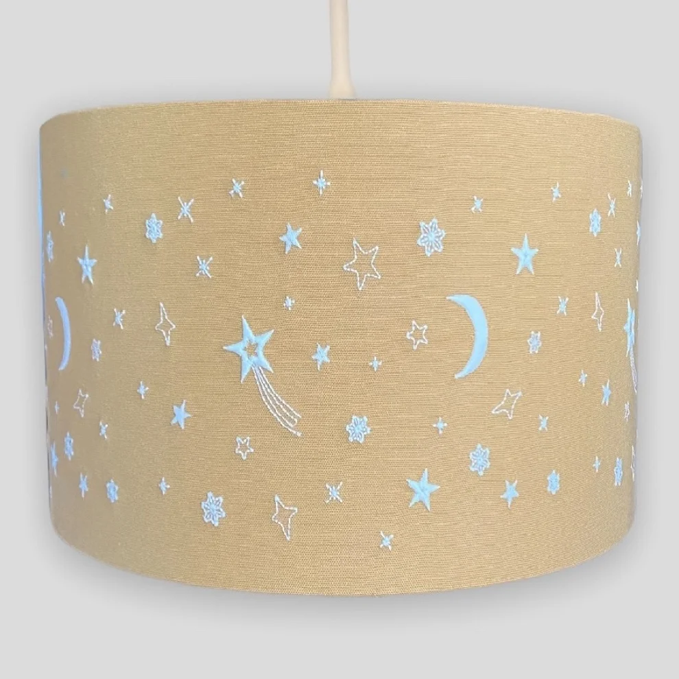 2 Stories - Glitter Star Embroidered Ceiling Lighting