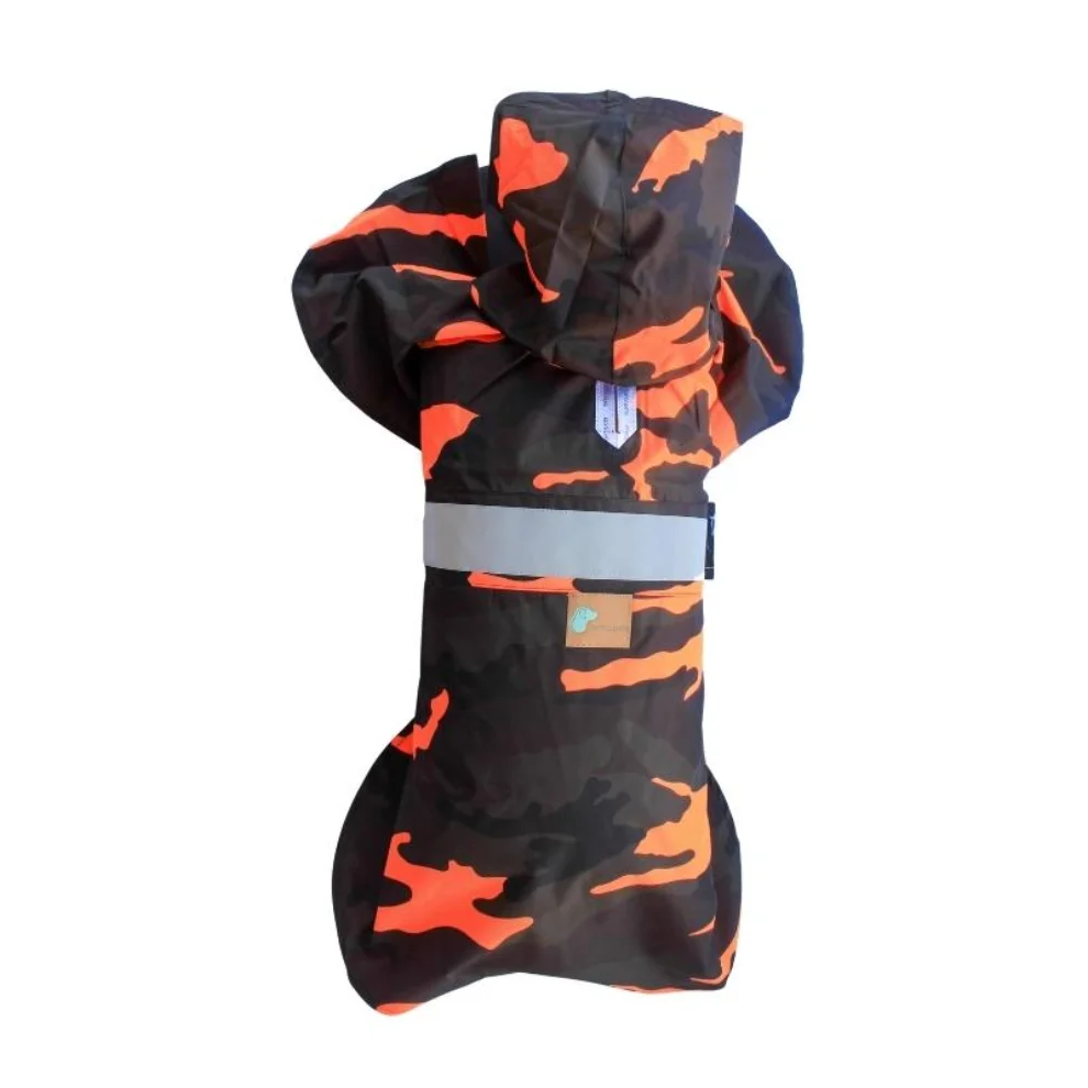 Tofico Pets - Camouflage Pattern Dog Pancho Raincoat