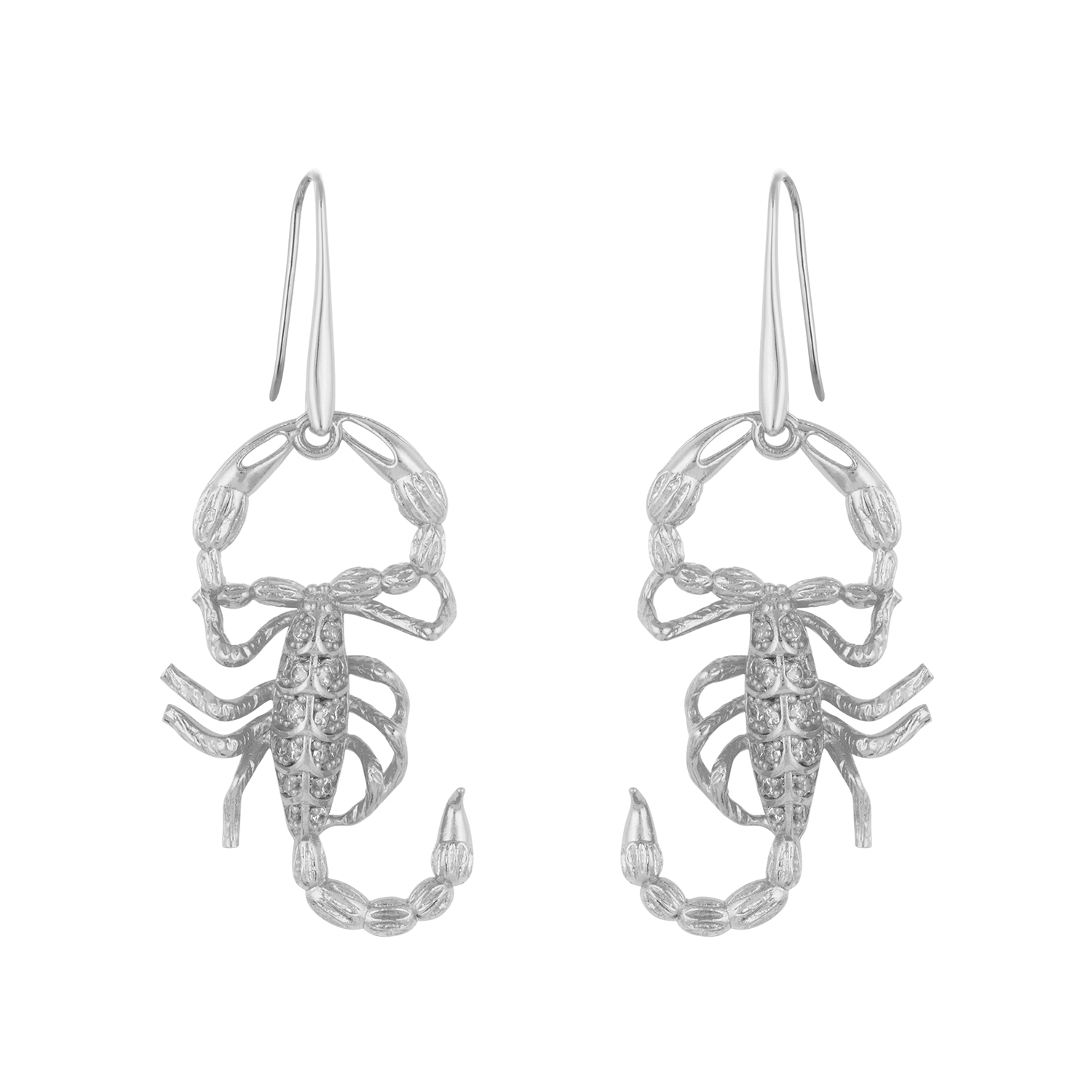 Stainless Steel Huggie Earrings with Scorpio Charm ERHG20217 | Cellini  Design Jewelers | Orange, CT