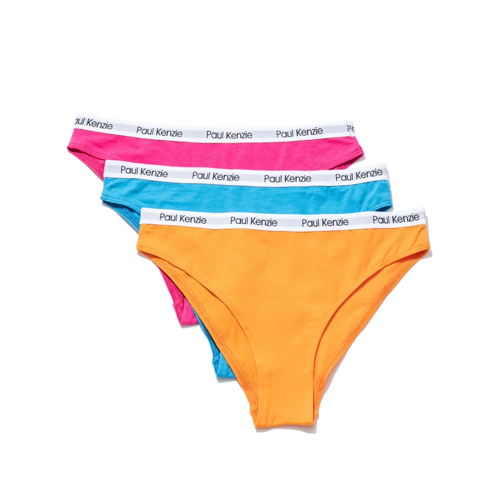 Paul Kenzie - Soft Touch 3 Pack Women's Slip Panties - Color Rain