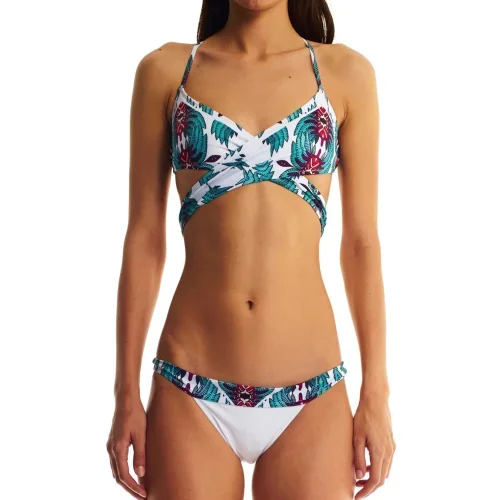 Movom	 - Ivy White Criss Cross Bikini