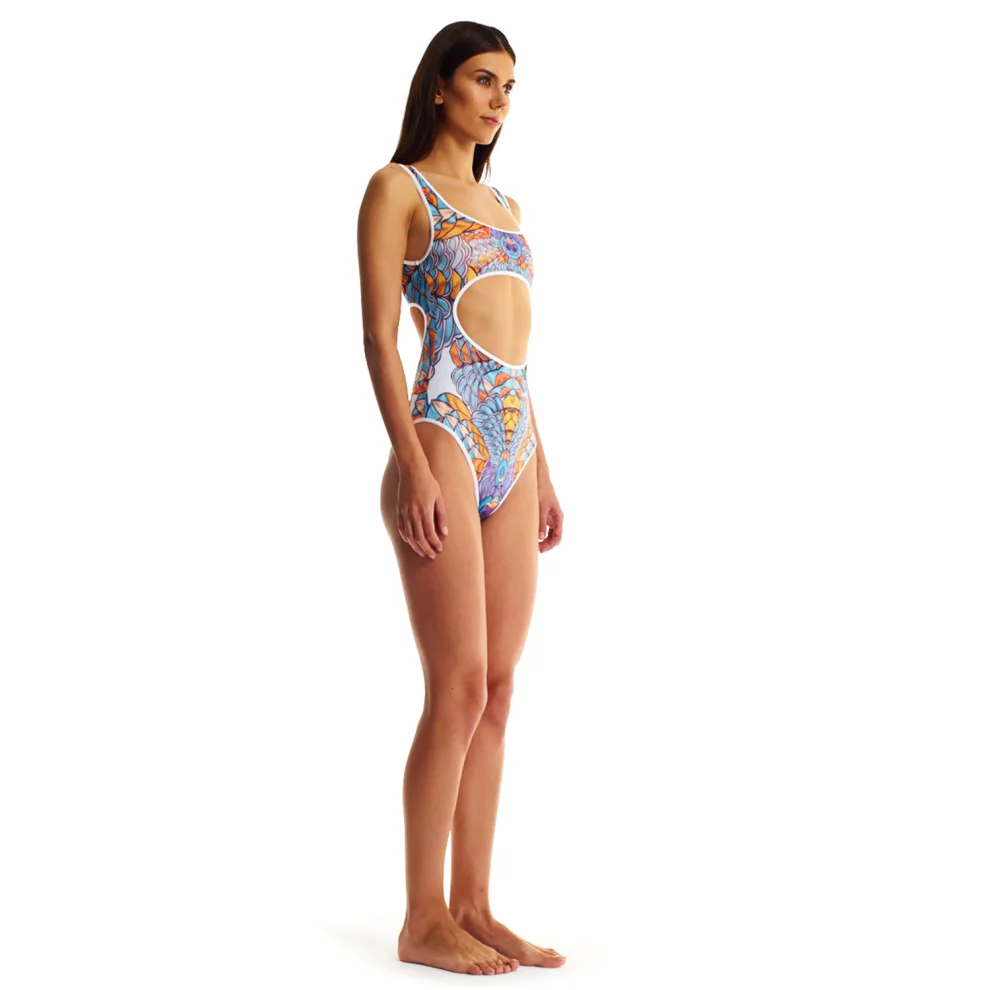 Movom - Khao Suspender Swimsuit Multi S - SOLD OUT