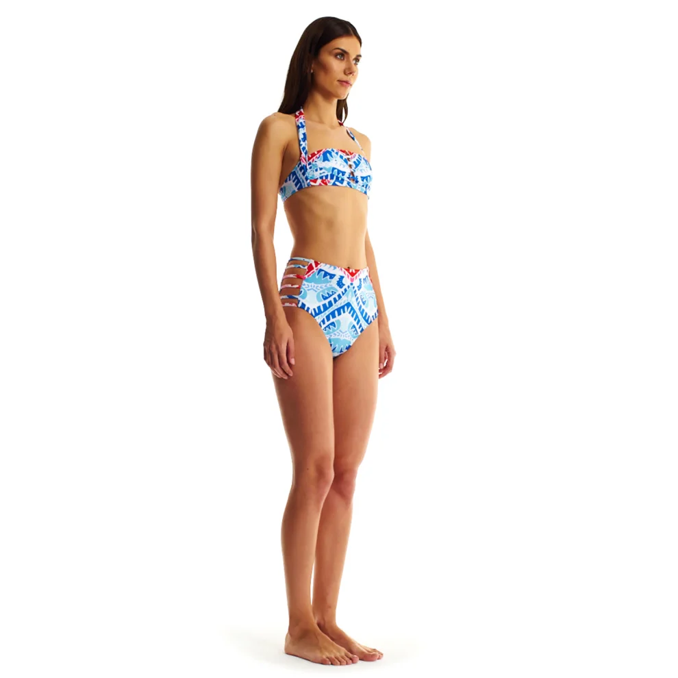 Movom	 - Hartha Yüksek Belli Bağcıklı Bikini