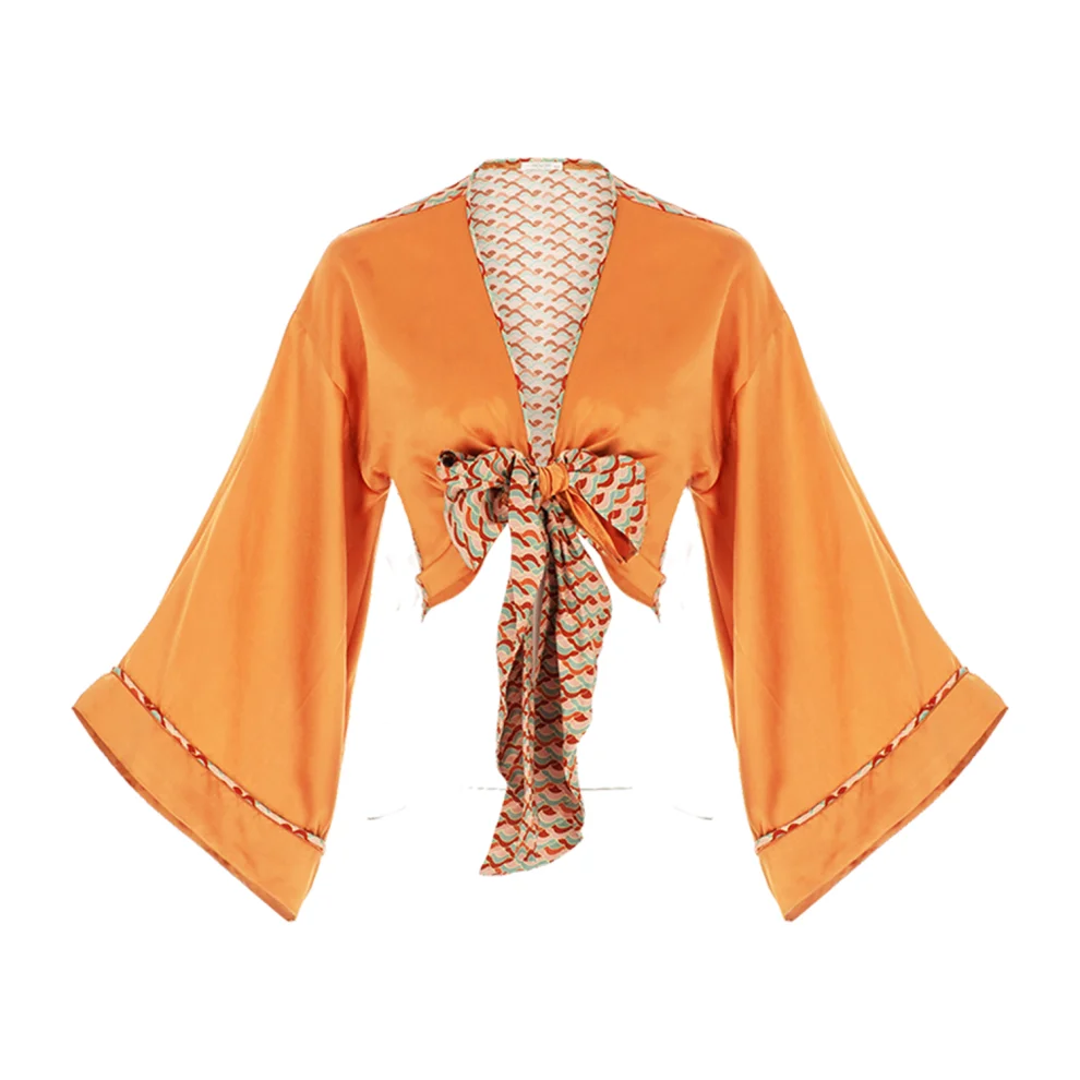 Movom	 - Rory Tie Front Blouse