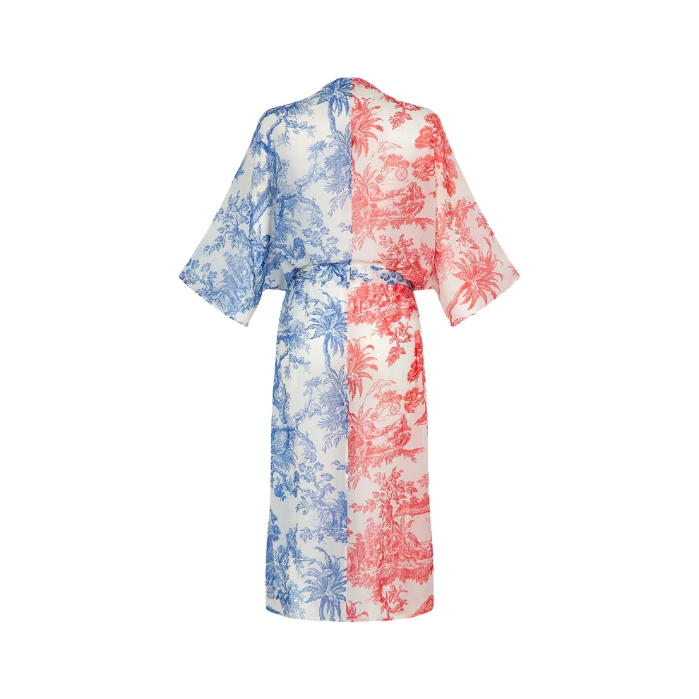 Amour et Naturel - Helen Toile De Jouy  Kimono