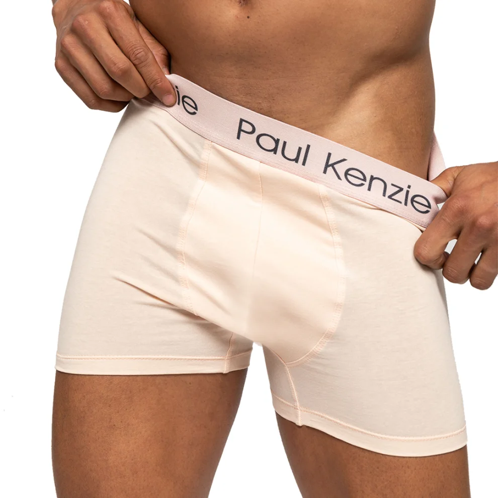 Paul Kenzie - Comfort Flex 3'lü Erkek Boxer Rainbow Nude