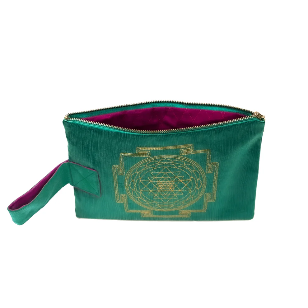 Ayanas - Sri Yantra Clutch Çanta - Jade