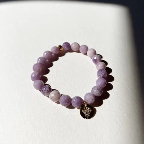 Lunysian - Lepidolite Lunysian's Eye Bracelet