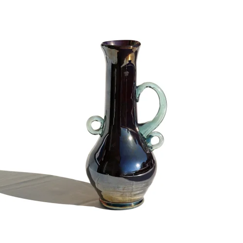 Niche - Handmade Holographic Iridescent Glass Vase