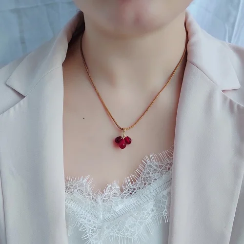 Kadriye Camcı - Trio Pomegranate Necklace