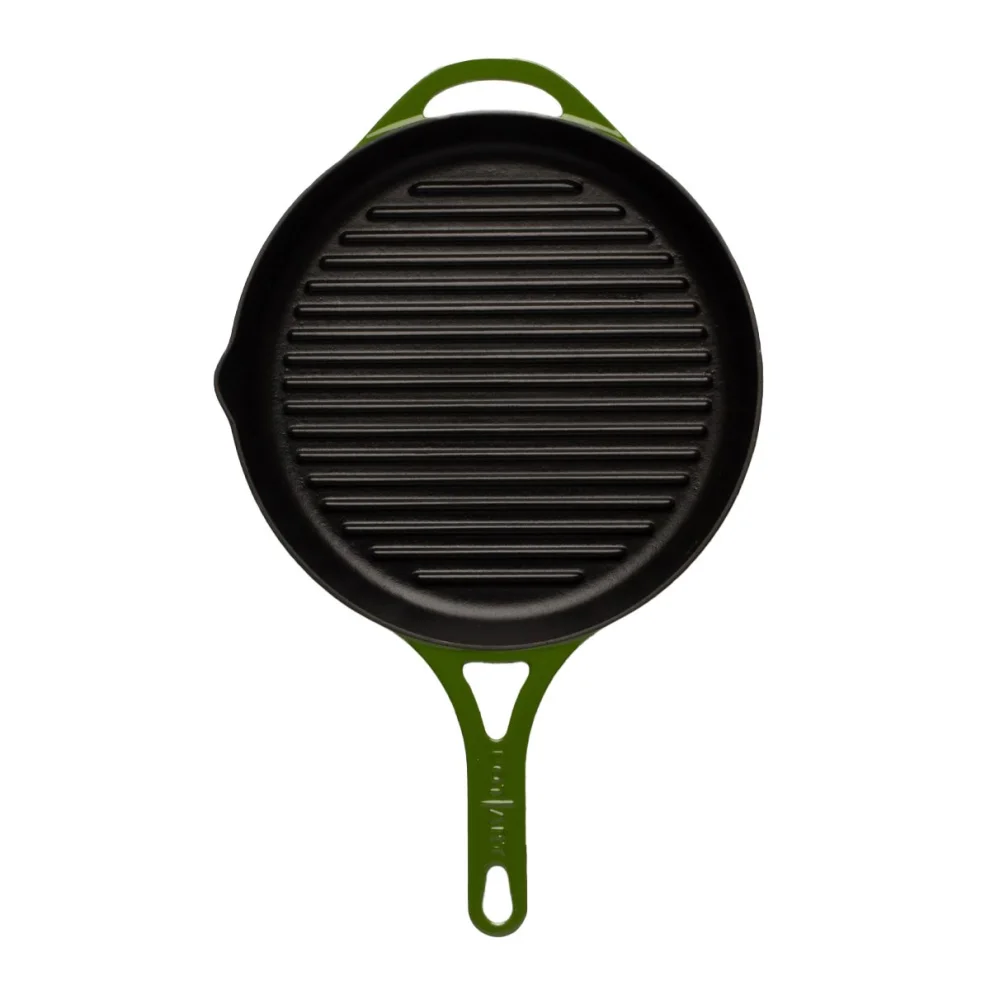 Pot Art - Forest Cast Iron Grill Pan