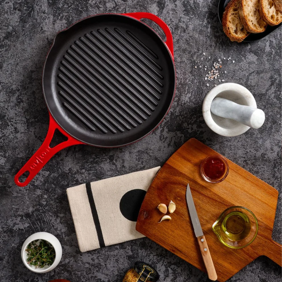 Pot Art - Magma Cast Iron Grill Pan