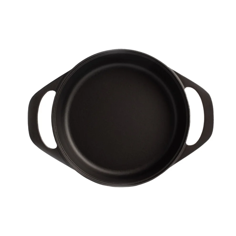 Pot Art - Night Cast Iron Shallow Pan