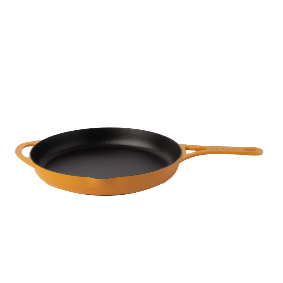 Pot Art - Sunset Cast Iron Flat Pan