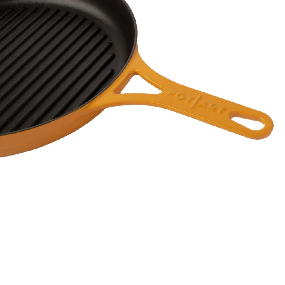 Pot Art - Sunset Cast Iron Grill Pan