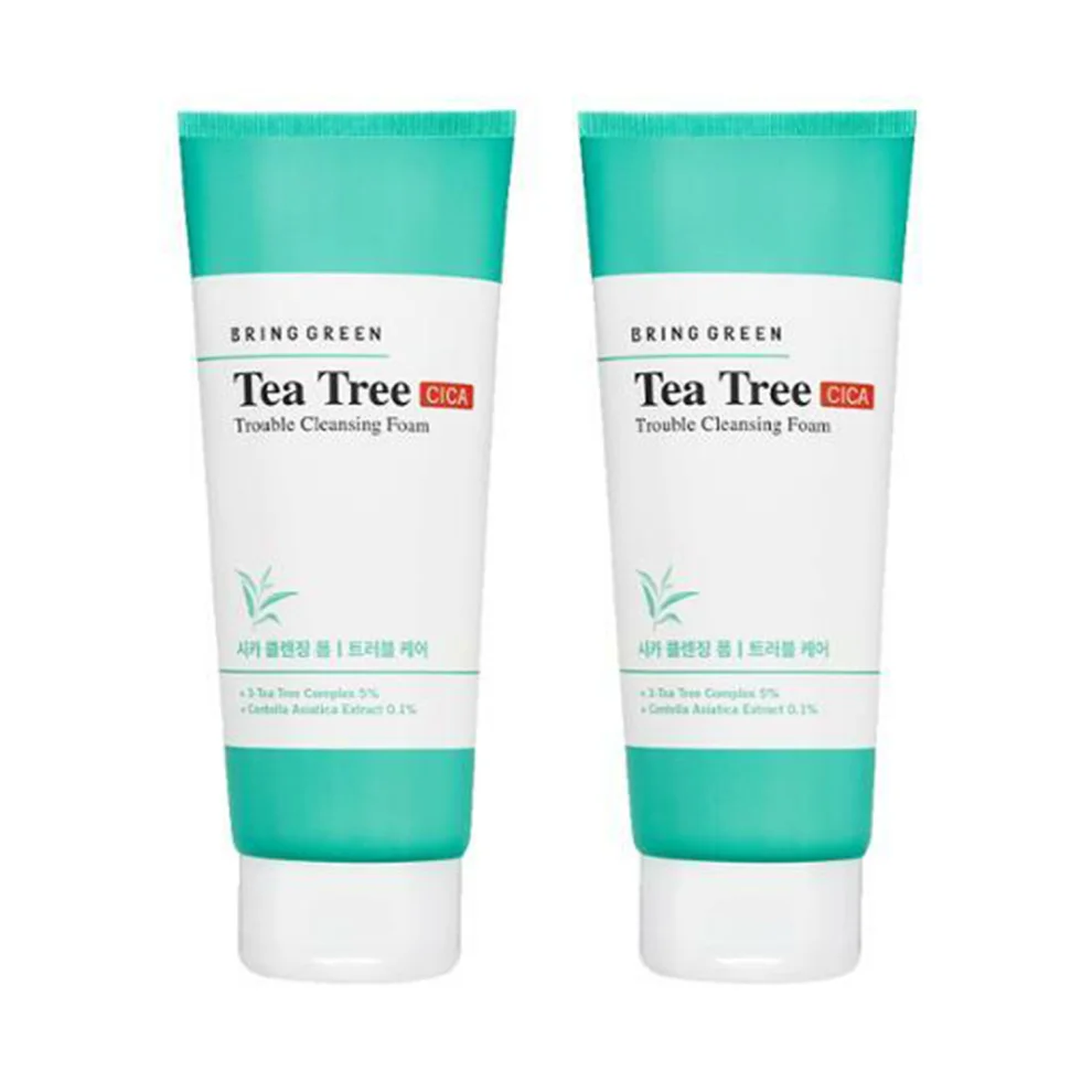 Bring Green Tea Tree Cica Trouble Cleansing Foam 200ml + 200ml hipicon