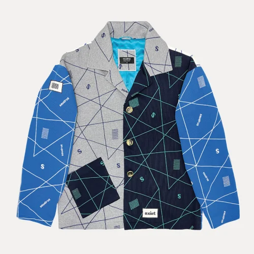 Sevdrus - Unisex Embroidered Jacket Exist Mix