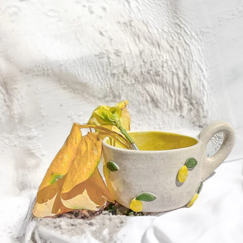 Yumsel Seramik - Lemon Series Ceramic Cup