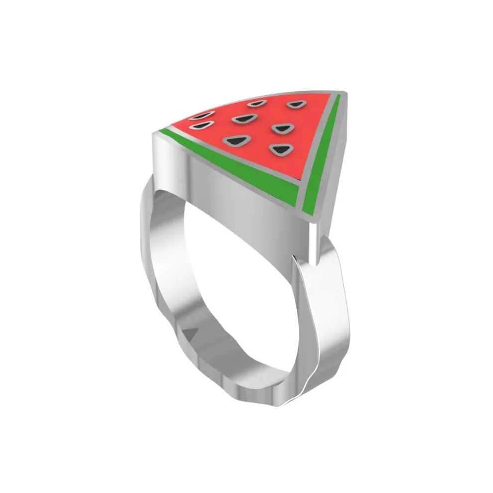 Fia Silver - Natura Watermelon Ring