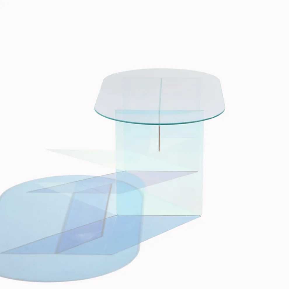 Yugen Lab - Lucid Ellipse Coffee Table