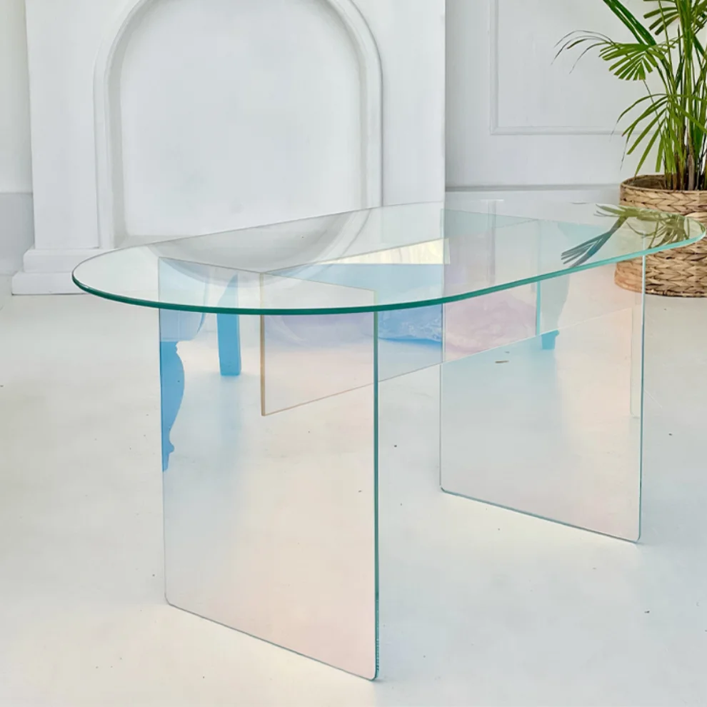 Yugen Lab - Lucid Ellipse Coffee Table