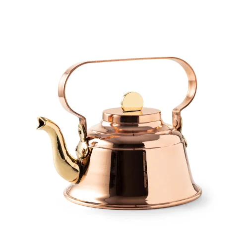 Bakır İstanbul - Birmingham Copper Teapot