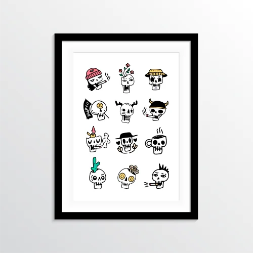 Helal Merch - Calaveras Poster