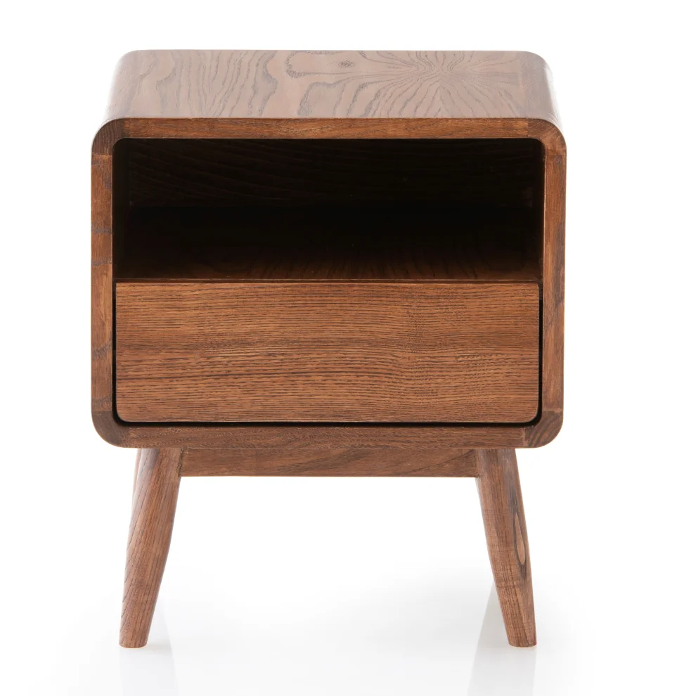 Natural deals walnut nightstand