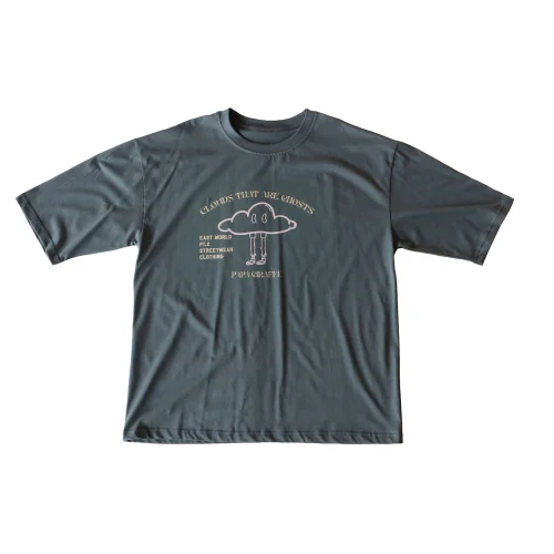 Papa Giraffe - Dead Clouds Oversize Tee